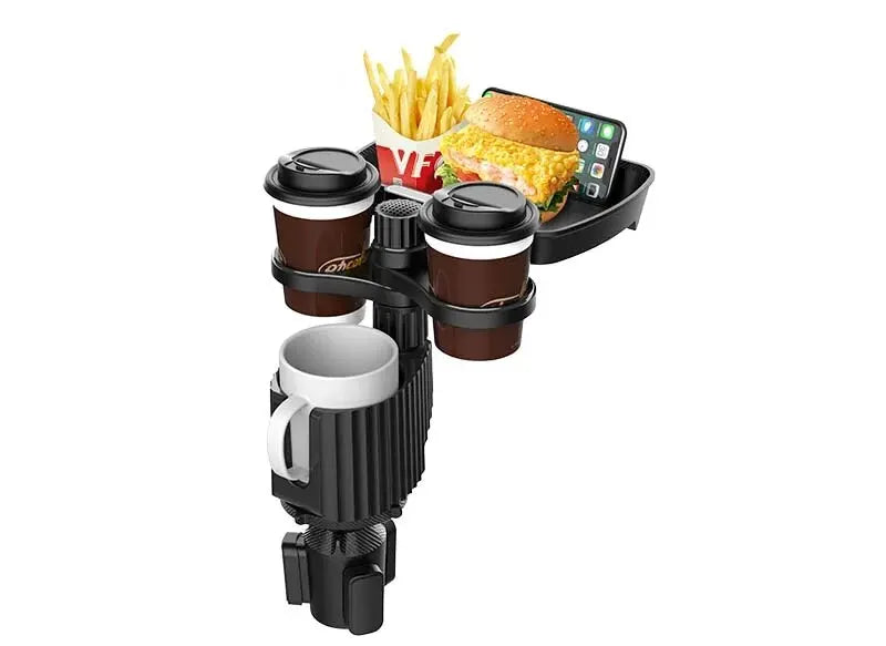 Car Cup Holder With Multifunction Tray — Easy To Install And Universal 