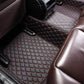 Tappeti per auto impermeabili – Stile sportivo nero e rosso 