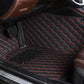 Tappeti per auto impermeabili – Stile sportivo nero e rosso 